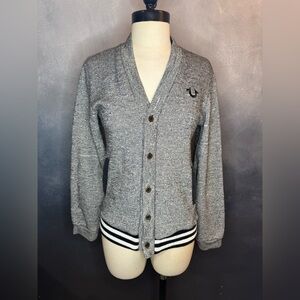 True Religion Button-Up Cardigan Sweater – Men’s Size M